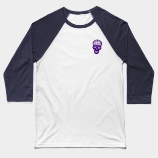 Purple Skull Baseball T-Shirt